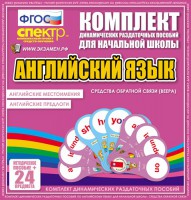 Динамические раздаточные пособия. Английский язык (веера). Английские местоимения, английские предлоги. - fgospostavki.ru - Семёнов