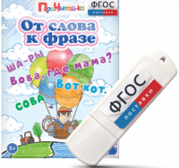 Игры для чтения слов и словосочетаний "От слова к фразе" на USB - носителе - fgospostavki.ru - Семёнов