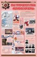 Плакат "Великая Отечественная война: Крах гитлеровского плана «молниеносной войны» " - fgospostavki.ru - Семёнов