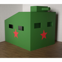 Игровой домик «Танк» - fgospostavki.ru - Семёнов