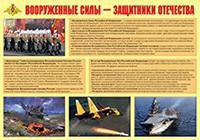 Плакат "Вооруженные Силы – защитники Отечества" - fgospostavki.ru - Семёнов