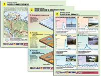 Комплект таблиц по географии "Природа России" раздаточные (цветные, ламинированные, А4, 10 штук) - fgospostavki.ru - Семёнов