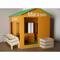 Игровой домик «Рынок» - fgospostavki.ru - Семёнов