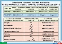 Таблица. Сравнение понятий изомер и гомолог. Функциональные группы классов органических веществ. - fgospostavki.ru - Семёнов