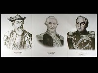 Портреты путешественников (25 штук, формат А3) - fgospostavki.ru - Семёнов