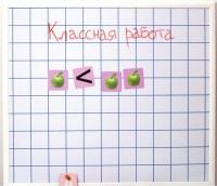Магнитно-маркерная доска "Клетка" (86 см х 75 см) - fgospostavki.ru - Семёнов