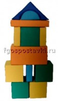 Мягкий модуль-конструктор "Городок" (12 элементов) - fgospostavki.ru - Семёнов