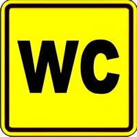Тактильный знак (WC) 100х100 - fgospostavki.ru - Семёнов