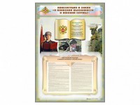 Стенд-уголок "Конституция Российской Федерации и Федеральный закон "О воинской обязанности и военной службе" - fgospostavki.ru - Семёнов