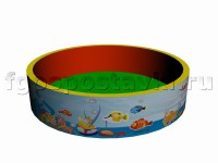 Сухой бассейн круглый с шелкографией - fgospostavki.ru - Семёнов
