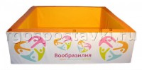 Сухой бассейн "Вообразилия" квадратный с шелкографией - fgospostavki.ru - Семёнов
