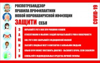 Плакат "Правила профилактики коронавируса" - fgospostavki.ru - Семёнов