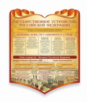 Стенд "Государственное устройство Российской Федерации" Вариант 3 - fgospostavki.ru - Семёнов
