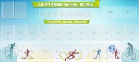 Стенд "Спортивная жизнь школы" - fgospostavki.ru - Семёнов