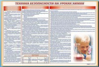 Стенд-уголок "Техника безопасности на уроках химии" - fgospostavki.ru - Семёнов
