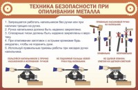 Стенд "Техника безопасности при опиливании металла" - fgospostavki.ru - Семёнов