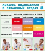 Стенд "Окраска индикаторов в различных средах" - fgospostavki.ru - Семёнов
