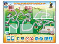 Стенд "Безопасный путь в школу" с комплектом сменных карточек - fgospostavki.ru - Семёнов