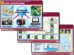Комплект таблиц "География: источники информации и методы исследования" (10 таблиц, А1, ламинированные) - fgospostavki.ru - Семёнов