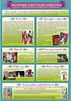 Стенд "История светской культуры" Вариант 2 - fgospostavki.ru - Семёнов
