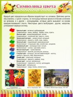 Стенд "Символика цвета" - fgospostavki.ru - Семёнов