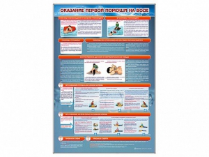 Стенд "Оказание первой помощи на воде" - fgospostavki.ru - Семёнов