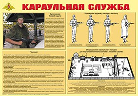 Плакат "Караульная служба" - fgospostavki.ru - Семёнов