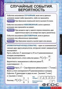 Комплект таблиц. Теория вероятностей и математическая статистика. - fgospostavki.ru - Семёнов