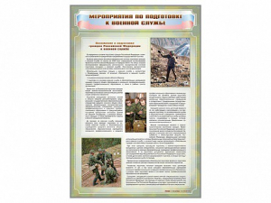 Стенд "Мероприятия обязательной подготовки граждан к военной службе" - fgospostavki.ru - Семёнов