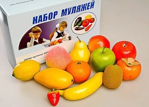 Набор муляжей фруктов - fgospostavki.ru - Семёнов
