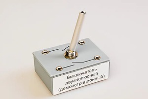 Выключатель двухполюсный (демонстрационный) - fgospostavki.ru - Семёнов
