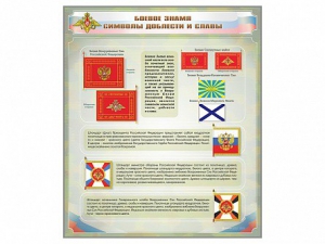 Стенд "Боевое знамя. Символы доблести и славы" - fgospostavki.ru - Семёнов