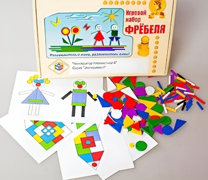 Игровой набор Фребеля "Конструктор плоскостной-4" (Серия "Эксперимент") - fgospostavki.ru - Семёнов