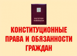 Комплект плакатов "Конституционные права и обязанности граждан" - fgospostavki.ru - Семёнов