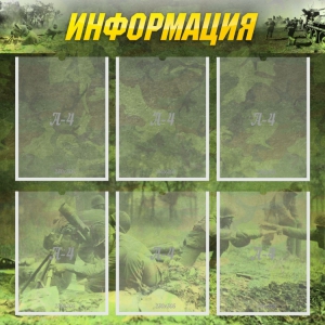 Стенд "Информация" Вариант 5 - fgospostavki.ru - Семёнов