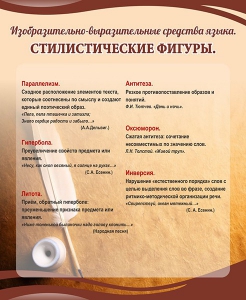 Стенд "Стилистические фигуры" Вариант 2 - fgospostavki.ru - Семёнов
