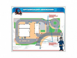Магнитно-маркерная доска "Организация движения" - fgospostavki.ru - Семёнов