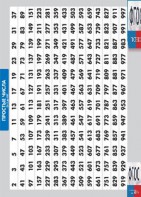 Таблица "Простые числа от 2 до 997" (винил) - fgospostavki.ru - Семёнов