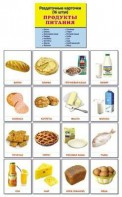 Раздаточные карточки "Продукты питания" - fgospostavki.ru - Семёнов