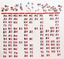 Набор магнитных карточек "Слоговый домик" - fgospostavki.ru - Семёнов