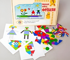 Игровой набор Фребеля "Конструктор плоскостной-4" (Серия "Эксперимент") - fgospostavki.ru - Семёнов