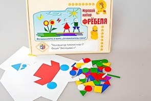 Игровой набор Фребеля "Конструктор плоскостной-1" (Серия "Эксперимент") - fgospostavki.ru - Семёнов