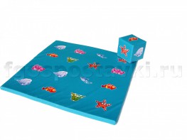 Игровой мат "Море" с кубиком - fgospostavki.ru - Семёнов