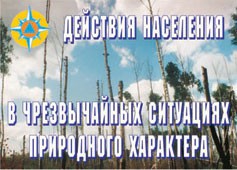 Комплект плакатов "Действия населения в ЧС природного характера" - fgospostavki.ru - Семёнов