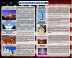 Стенд "Достопримечательности США" Вариант 2 - fgospostavki.ru - Семёнов