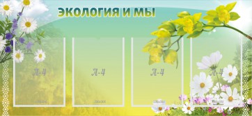 Стенд "Экология и мы" - fgospostavki.ru - Семёнов