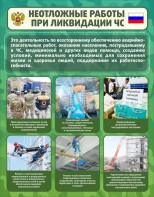 Стенд "Неотложные работы при ликвидации ЧС" - fgospostavki.ru - Семёнов