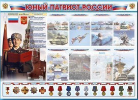Стенд-уголок "Юный патриот России" - fgospostavki.ru - Семёнов