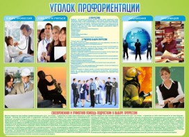 Стенд "Уголок профориентации" - fgospostavki.ru - Семёнов