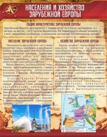 Стенд "Населения и хозяйство Зарубежной Европы" - fgospostavki.ru - Семёнов